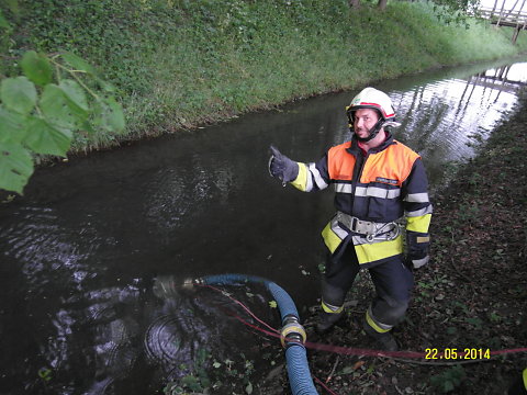 Probe Wasserförderung am 22.5.2014