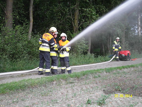 Probe Wasserförderung am 22.5.2014