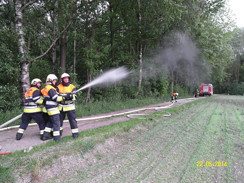 Probe Wasserförderung am 22.5.2014