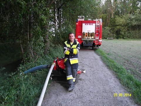 Probe Wasserförderung am 22.5.2014